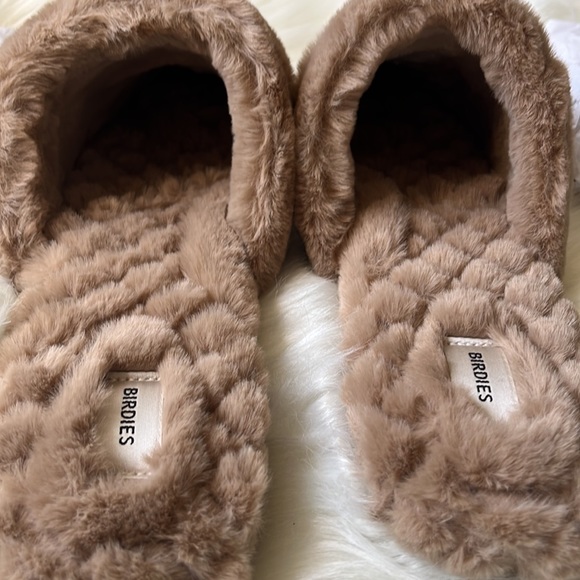 BIRDIES Women’s Songbird Faux Fur slippers - Picture 8 of 15